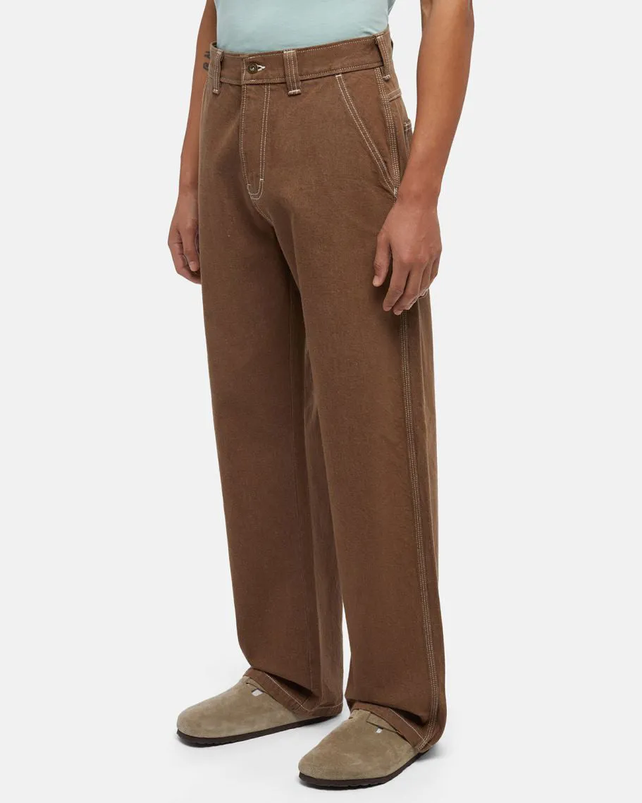 Dickies Stevensville Loose Fit Carpenter Pants - Mushroom