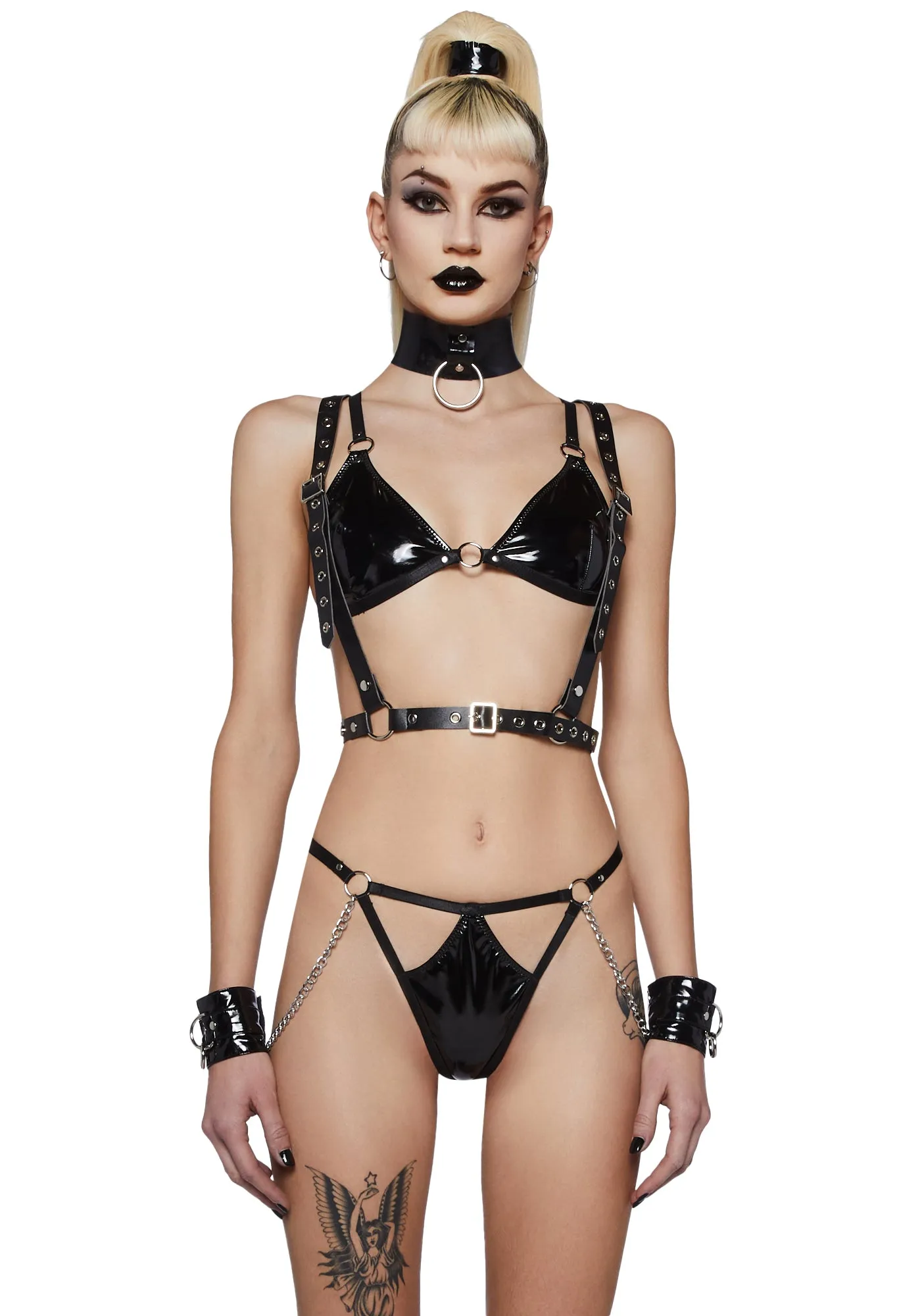 Dominance Diva Tulle Skirt Harness