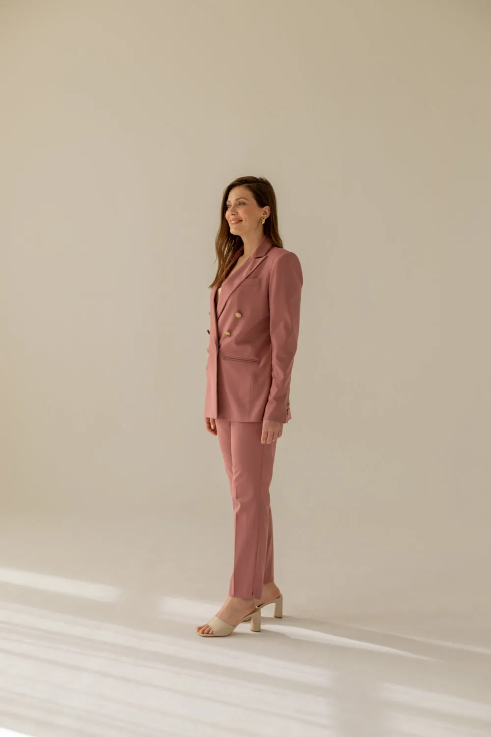 Double-breasted Blazer Dusty Pink