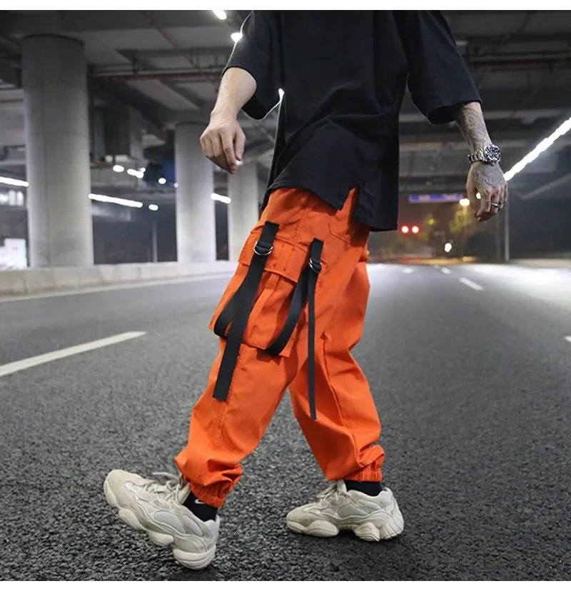 Elastic Waist Cargo Pants