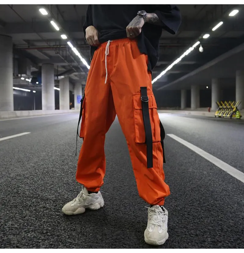 Elastic Waist Cargo Pants