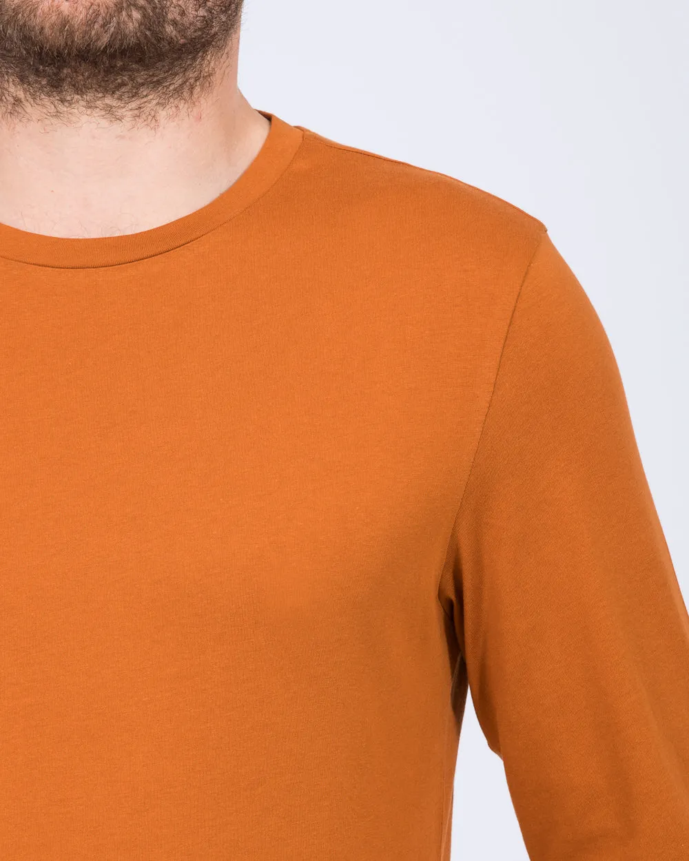 Essentalls Long Sleeve Tall T-Shirt (rust)