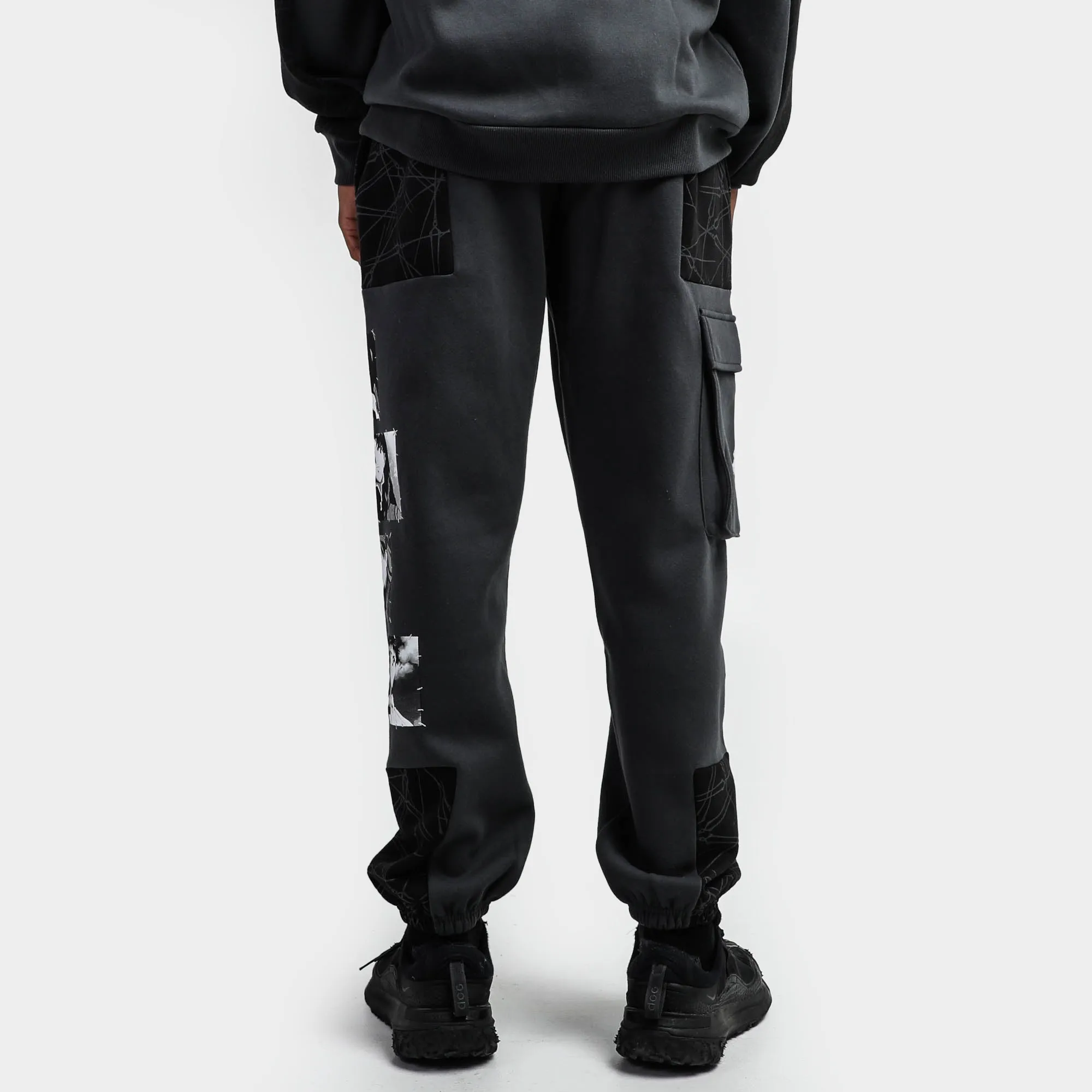 Evangelion Black Cargo Sweatpants