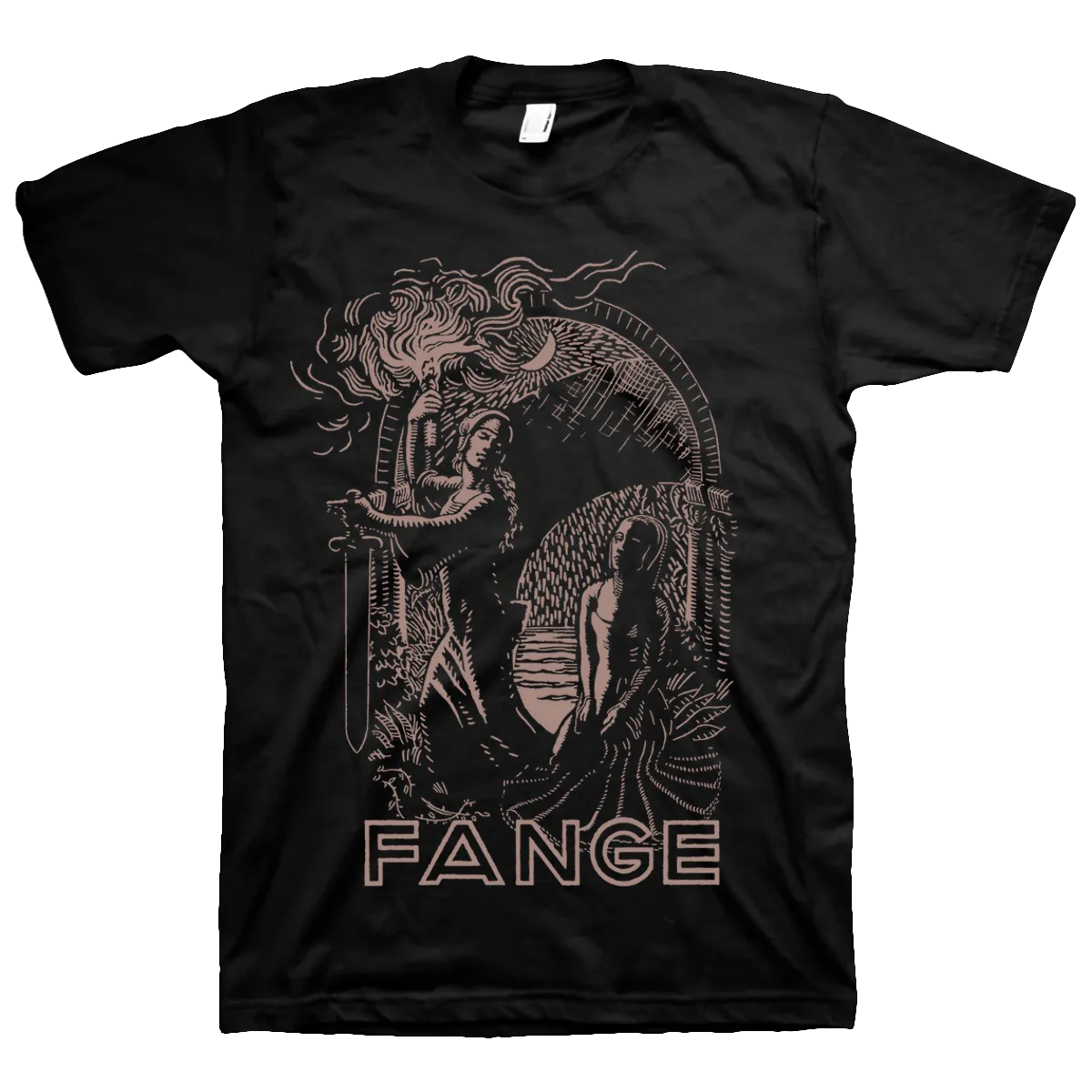 Fange "Flamme" Black T-Shirt