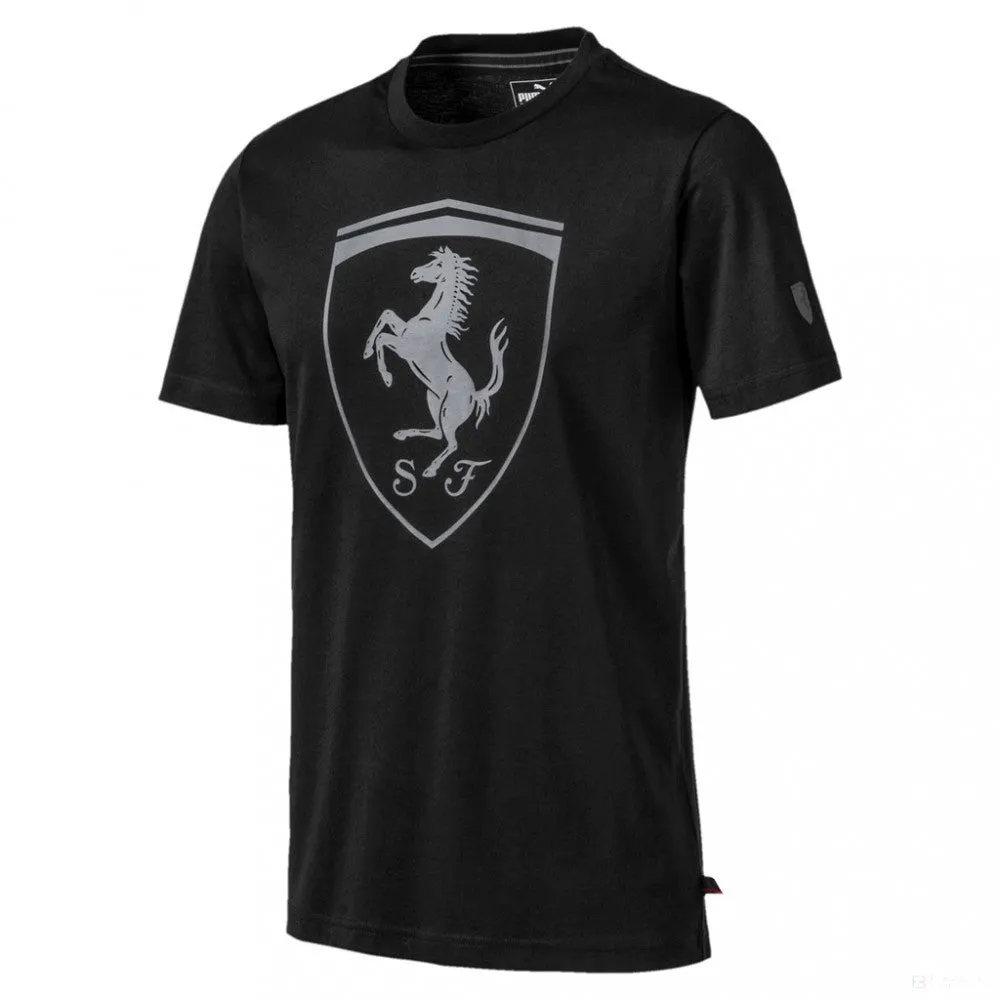 Ferrari T-shirt, Puma Big Shield, Black, 2019