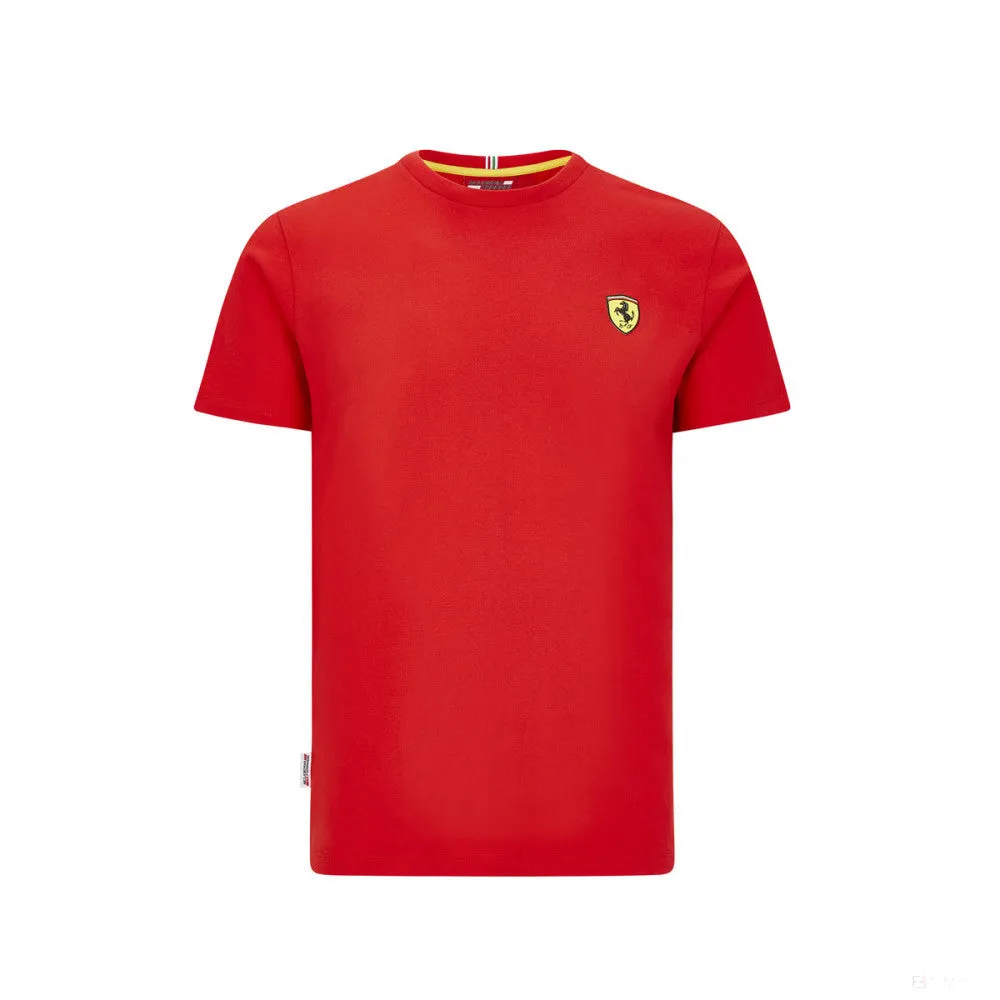 Ferrari T-shirt, Shield, Red, 2020