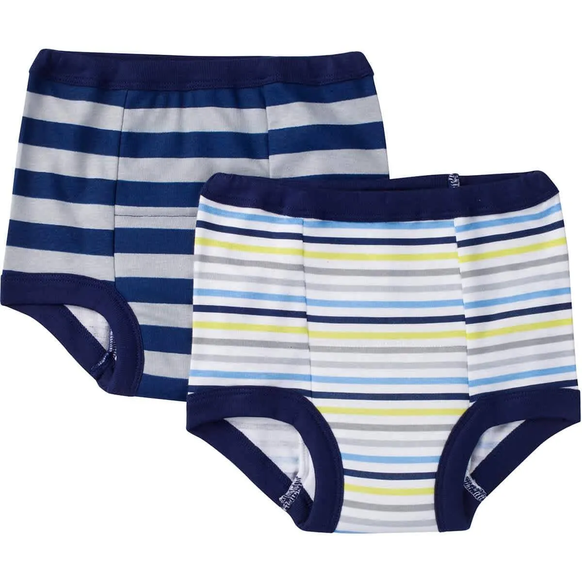 Gerber® 2-Pack Baby Boys Striped Training Pants