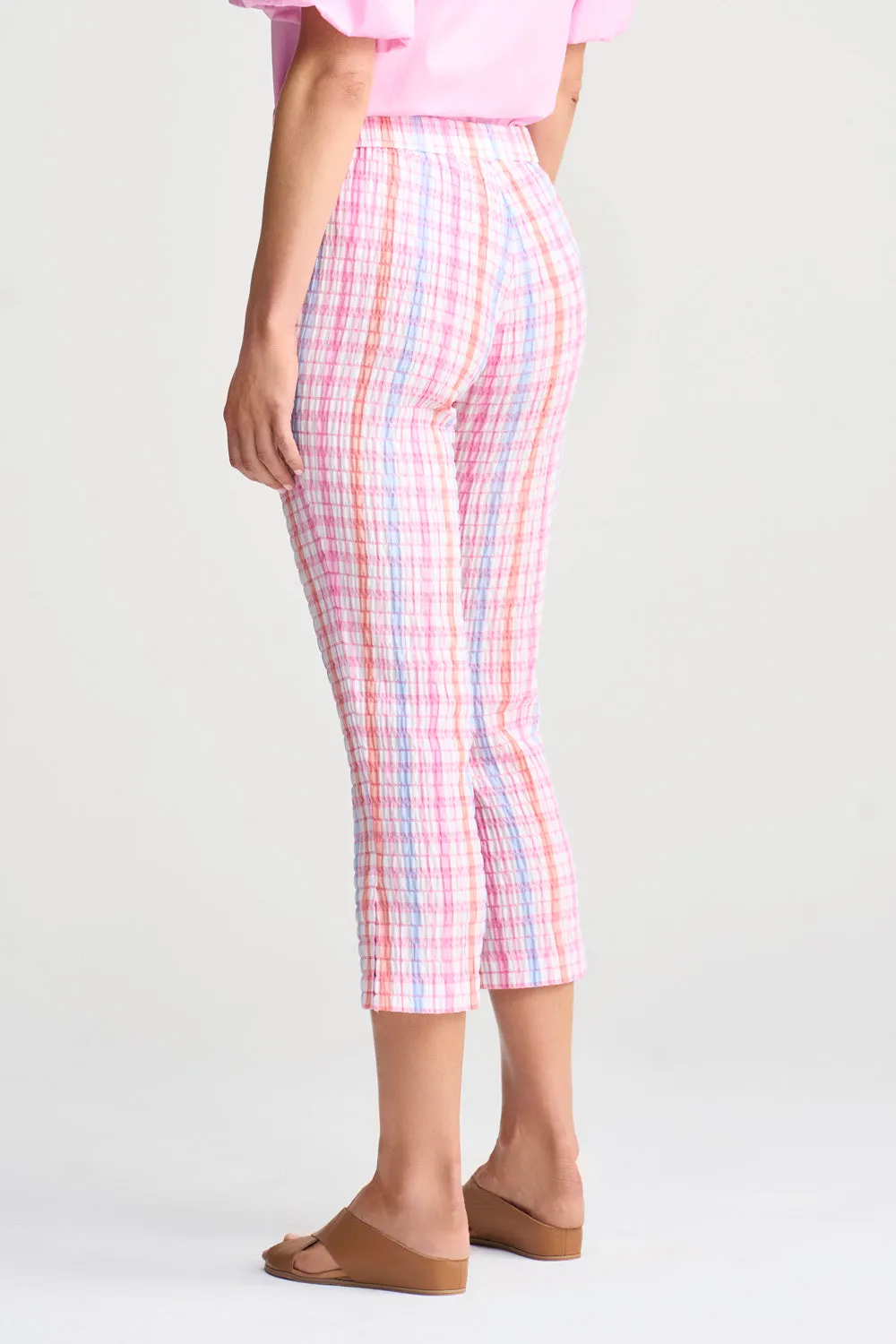 Gingham Capri Pant