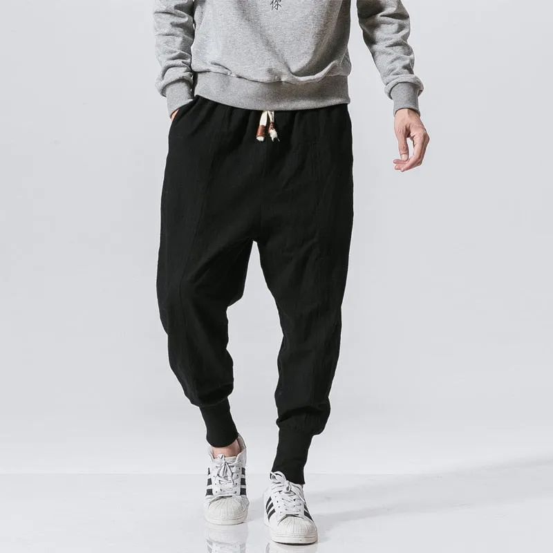 Harem Pants Men Streetwear Casual Joggers