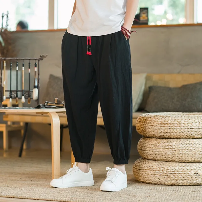 Harem Pants Men Streetwear Casual Joggers