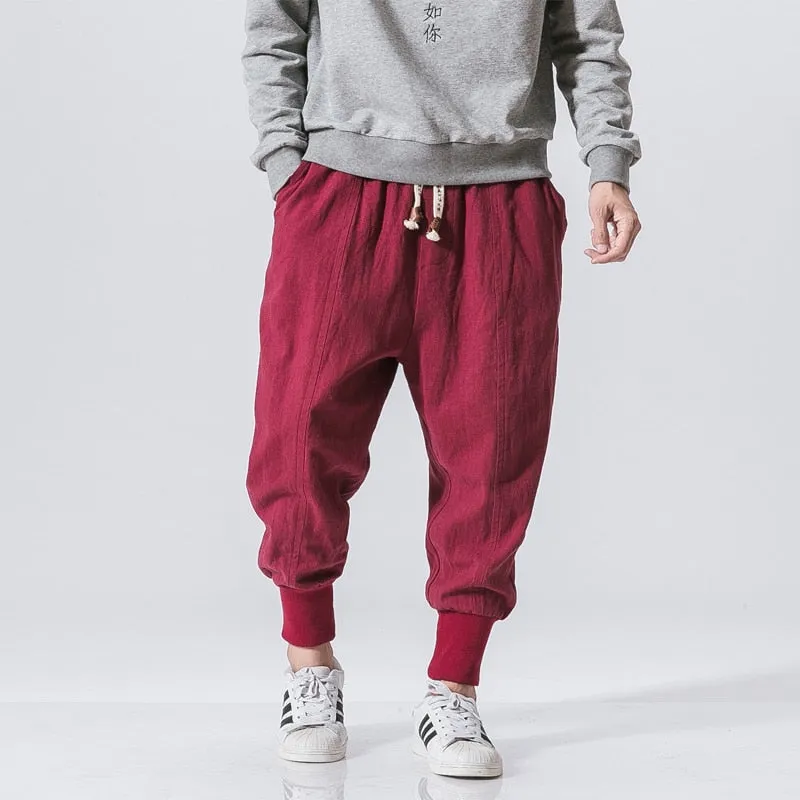 Harem Pants Men Streetwear Casual Joggers