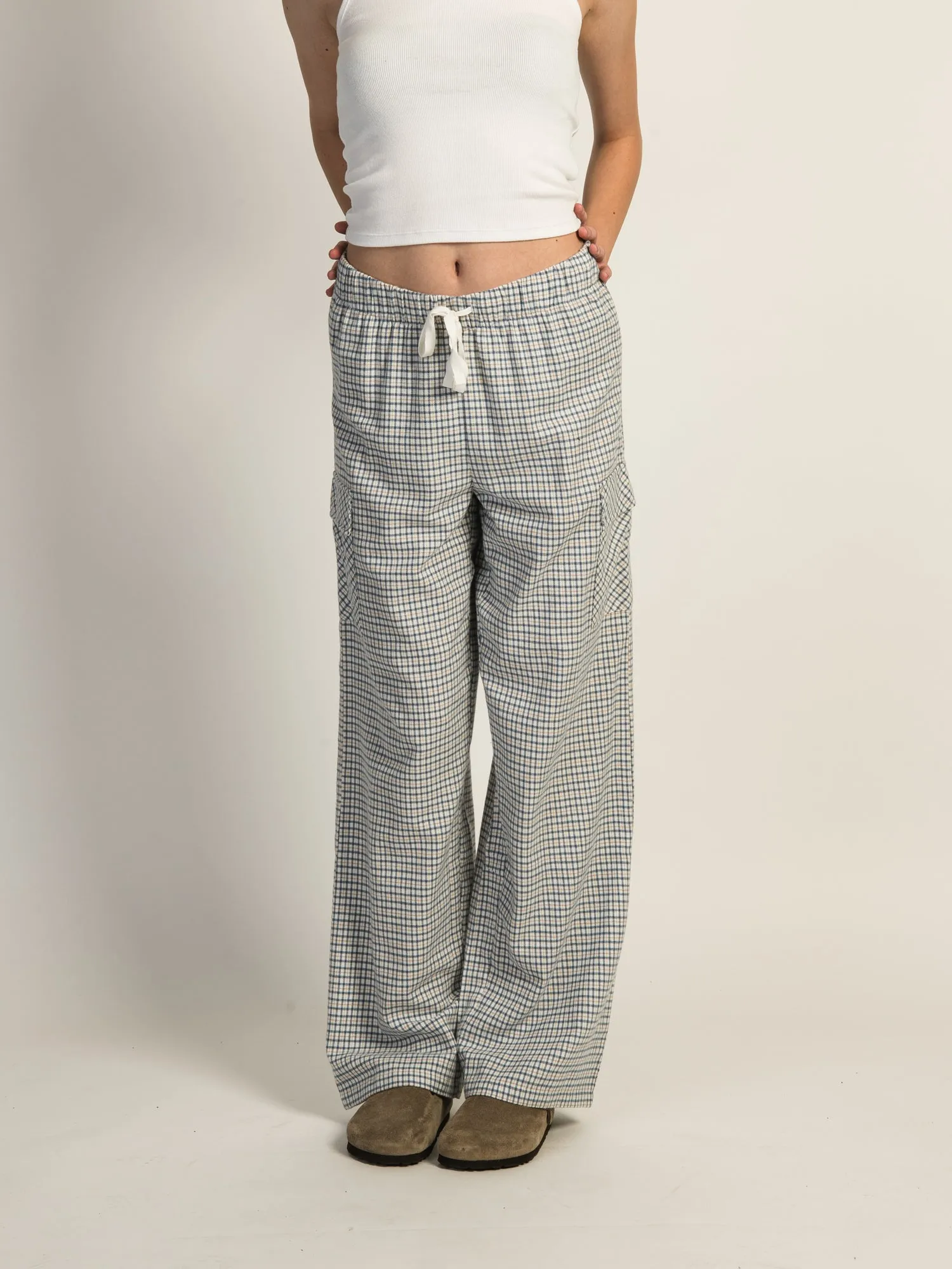 HARLOW KHLOE CARGO PANT - LIGHT BLUE