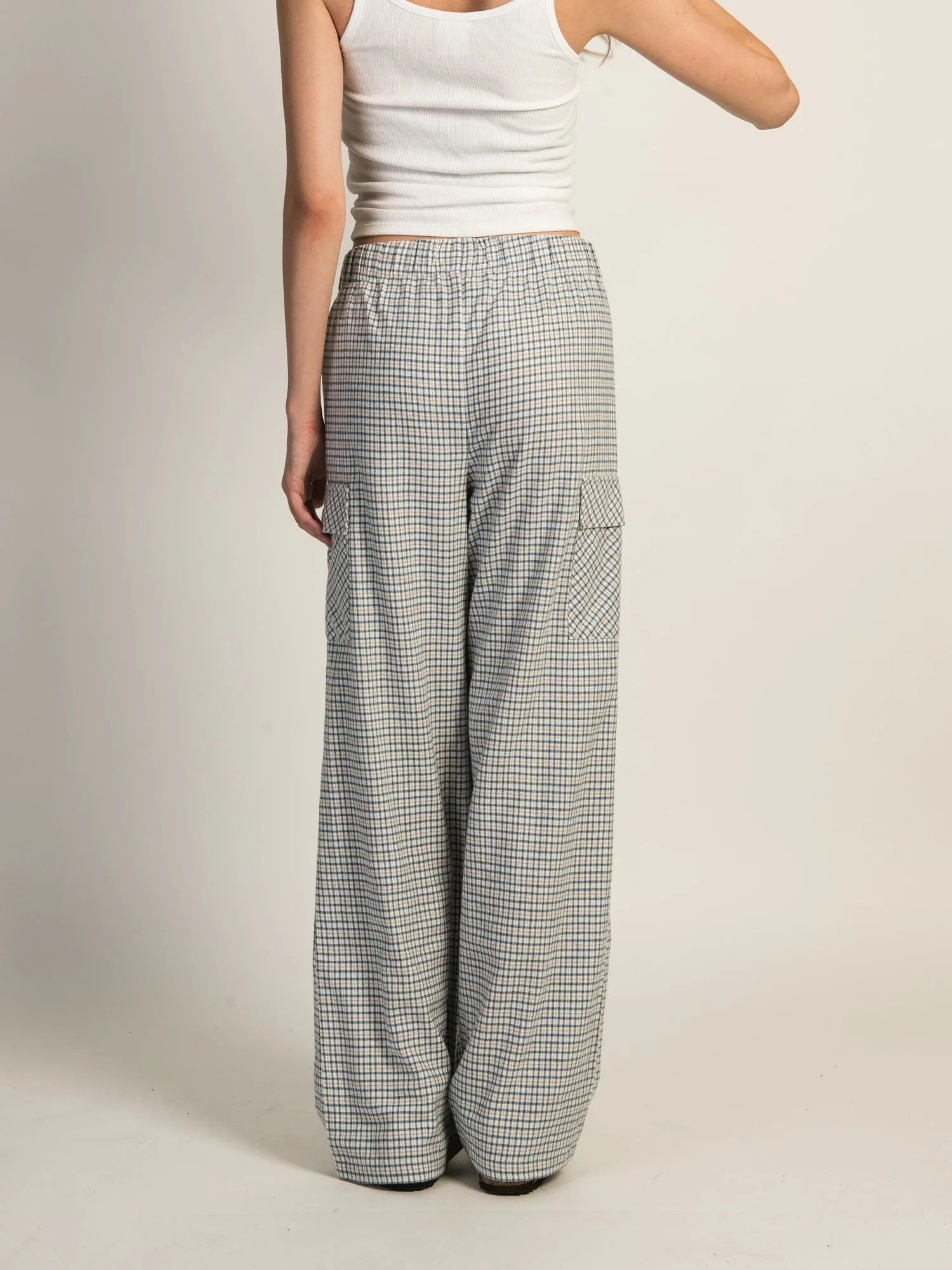 HARLOW KHLOE CARGO PANT - LIGHT BLUE