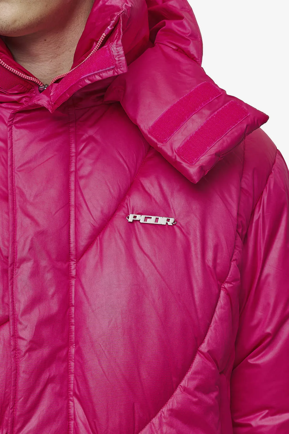 Henry Vintage Oversized Puffer Jacket Virtual Pink