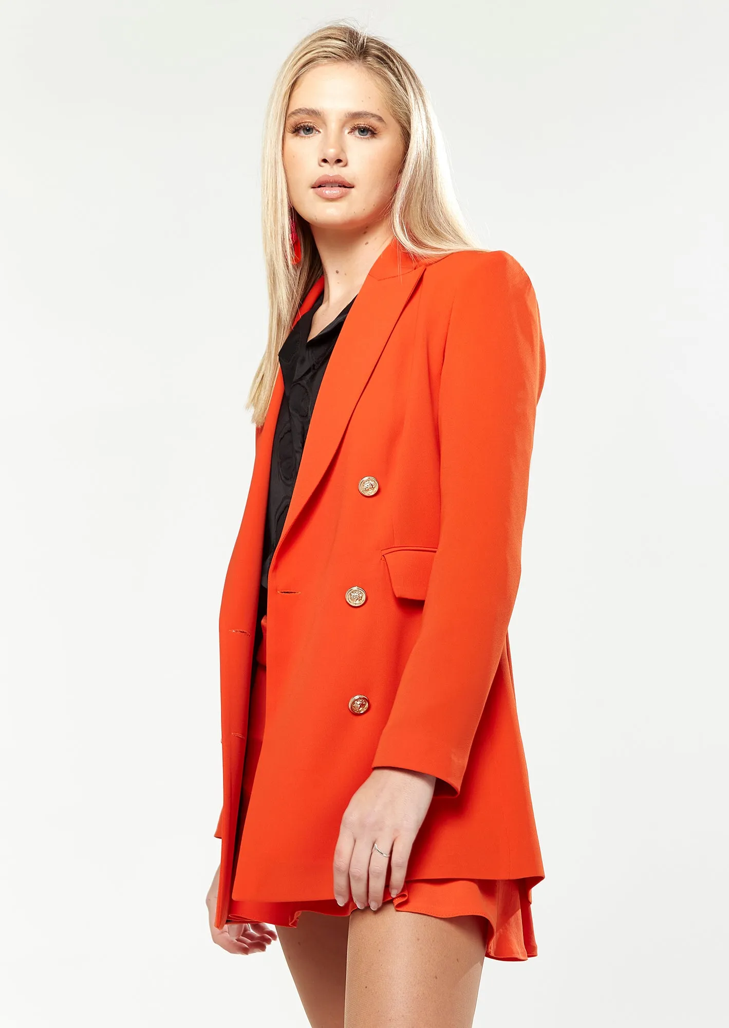 House of Holland Major Blazer in Orange