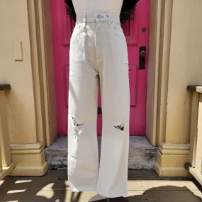 Hudson cream jade dip dye jeans size 6 NWT retail $225