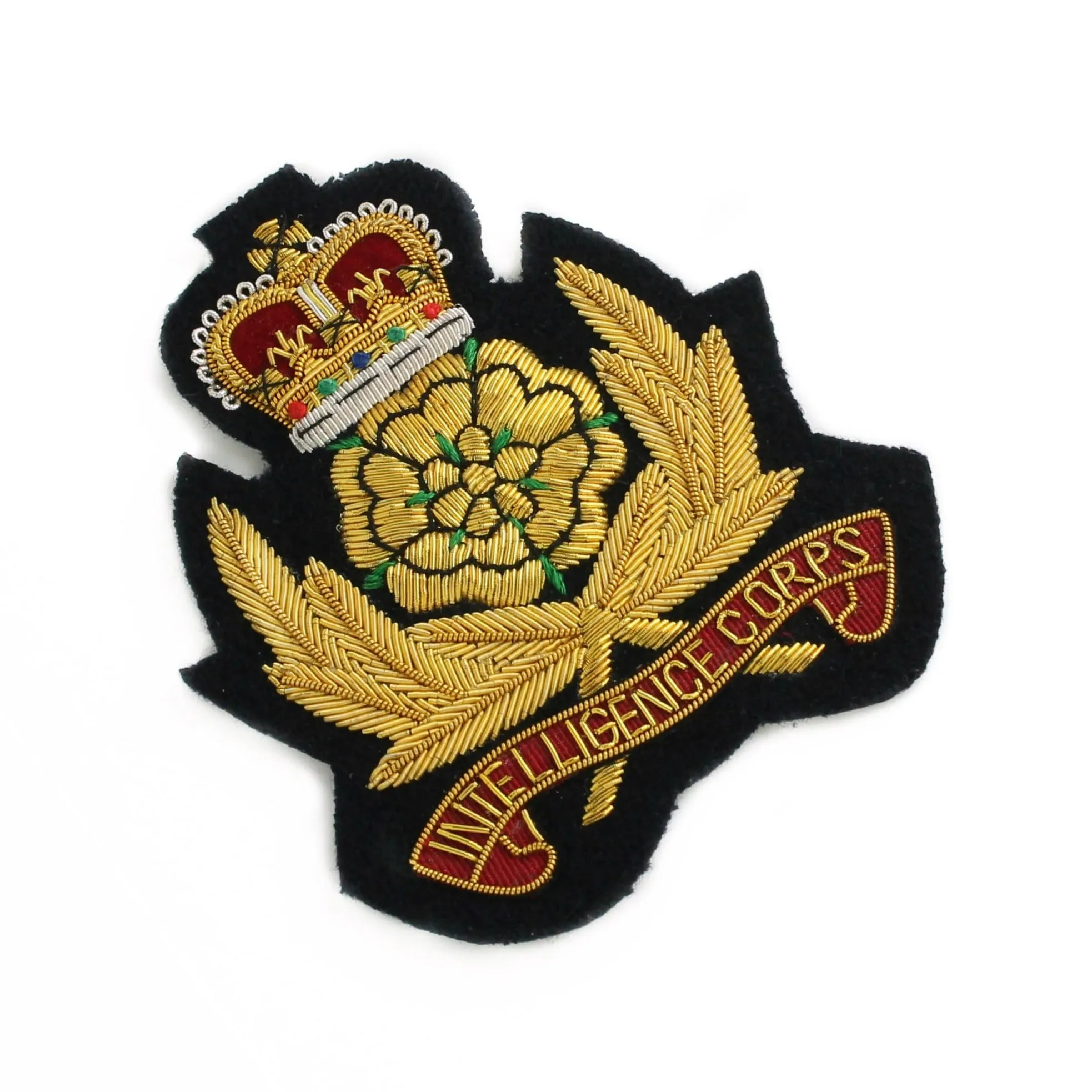 INTELLIGENCE CORPS WIRE BLAZER BADGE