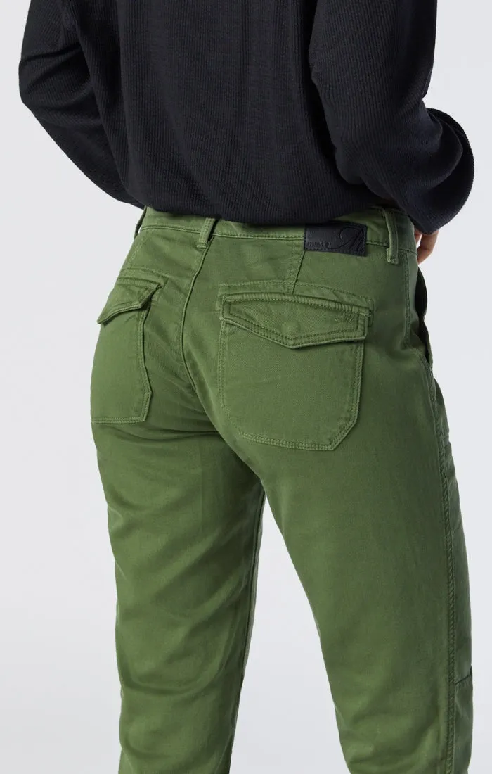 Ivy Slim Cargo Pants | Chive