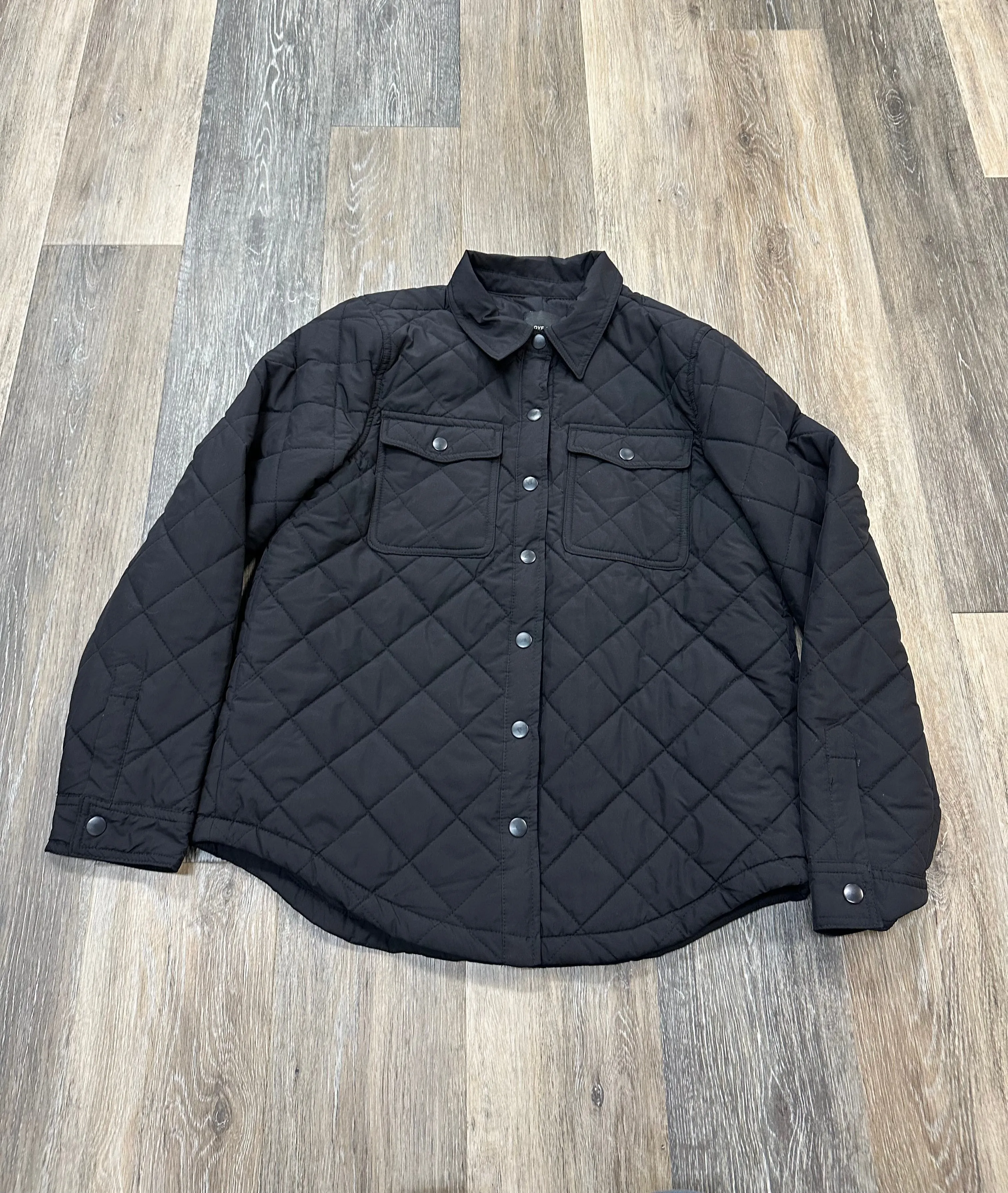 Jacket Puffer & Quilted By Love Tree In Black, Size: M