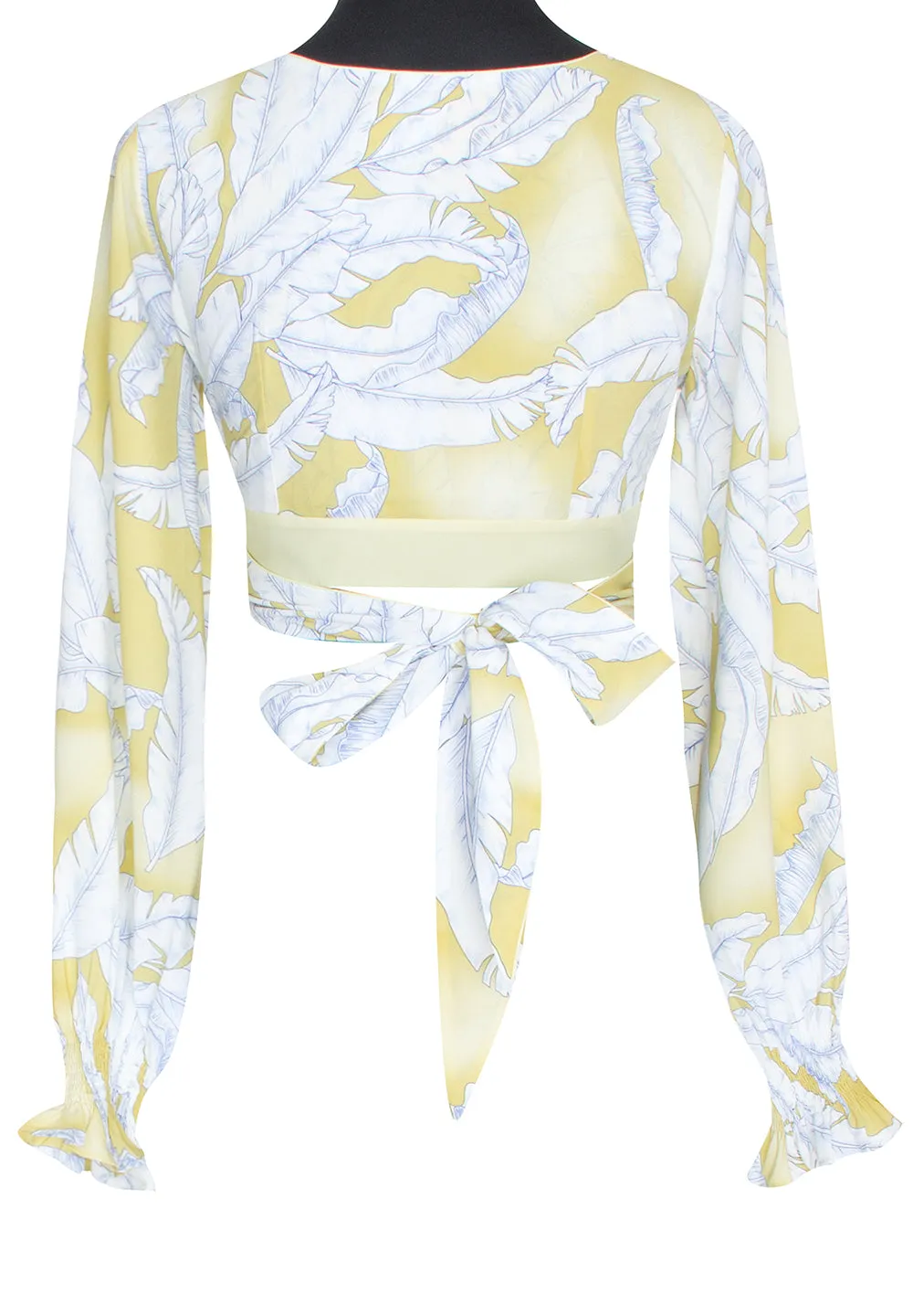 Jungle - Yellow Willow Crop Top (Pastel Yellow)