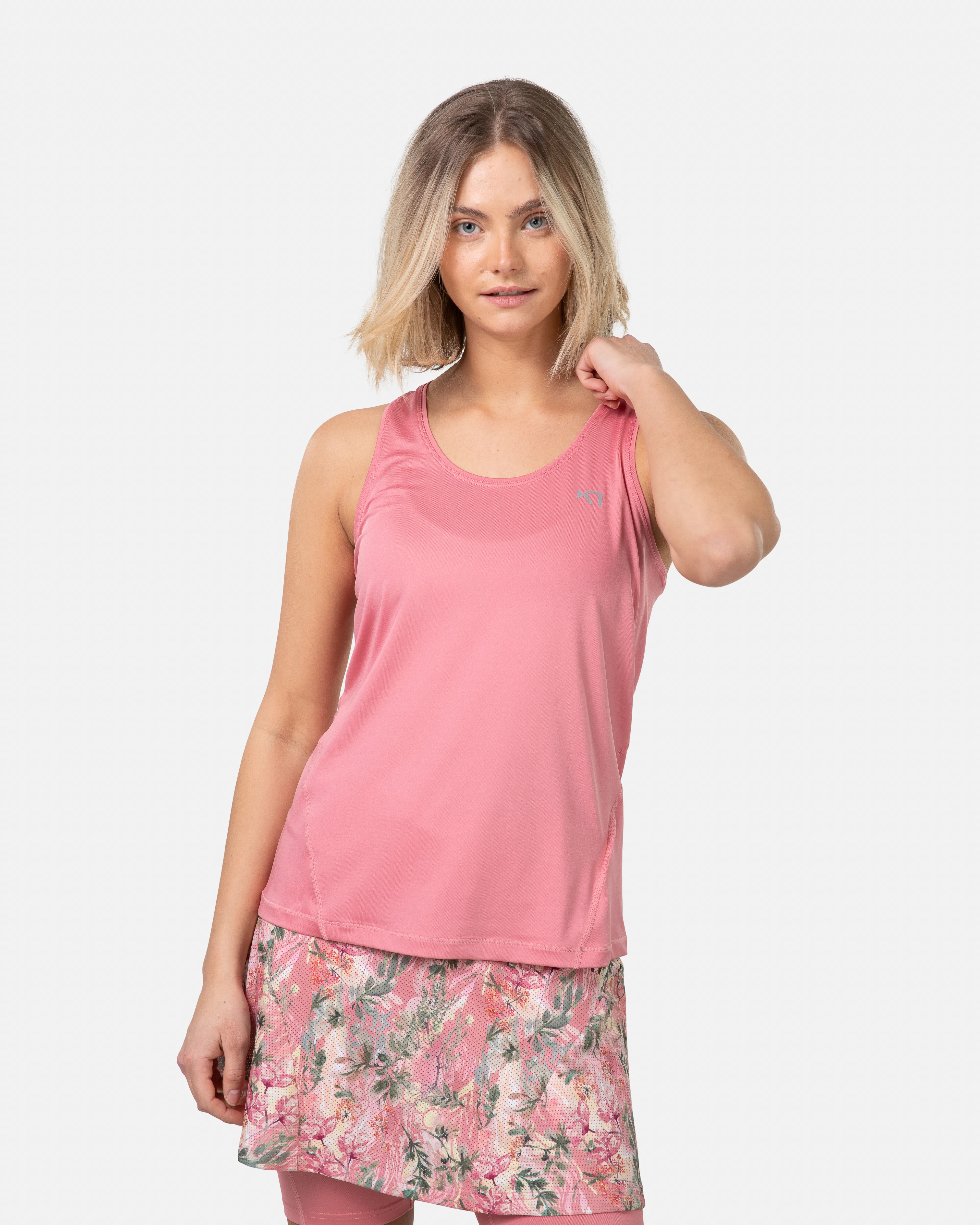 Kari Traa Women&#x27;s Nora 2.0 Tank Top Pastel Dusty Pink | Buy Kari Traa Women&#x27;s Nora 2.0 Tank Top Pastel Dusty Pink here | Outnorth