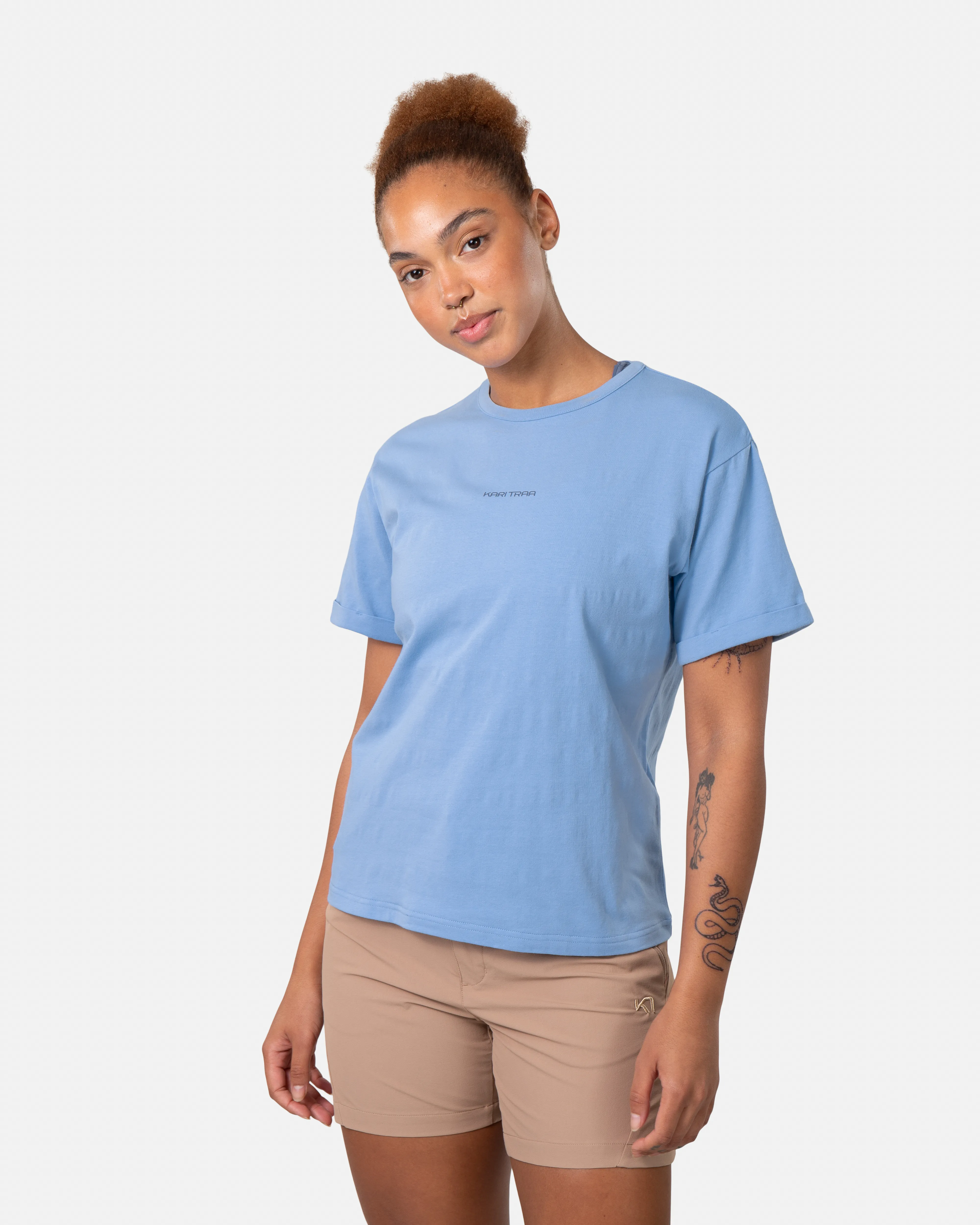 Kari Traa Women&#x27;s Pauline Tee Pastel Light Blue | Buy Kari Traa Women&#x27;s Pauline Tee Pastel Light Blue here | Outnorth