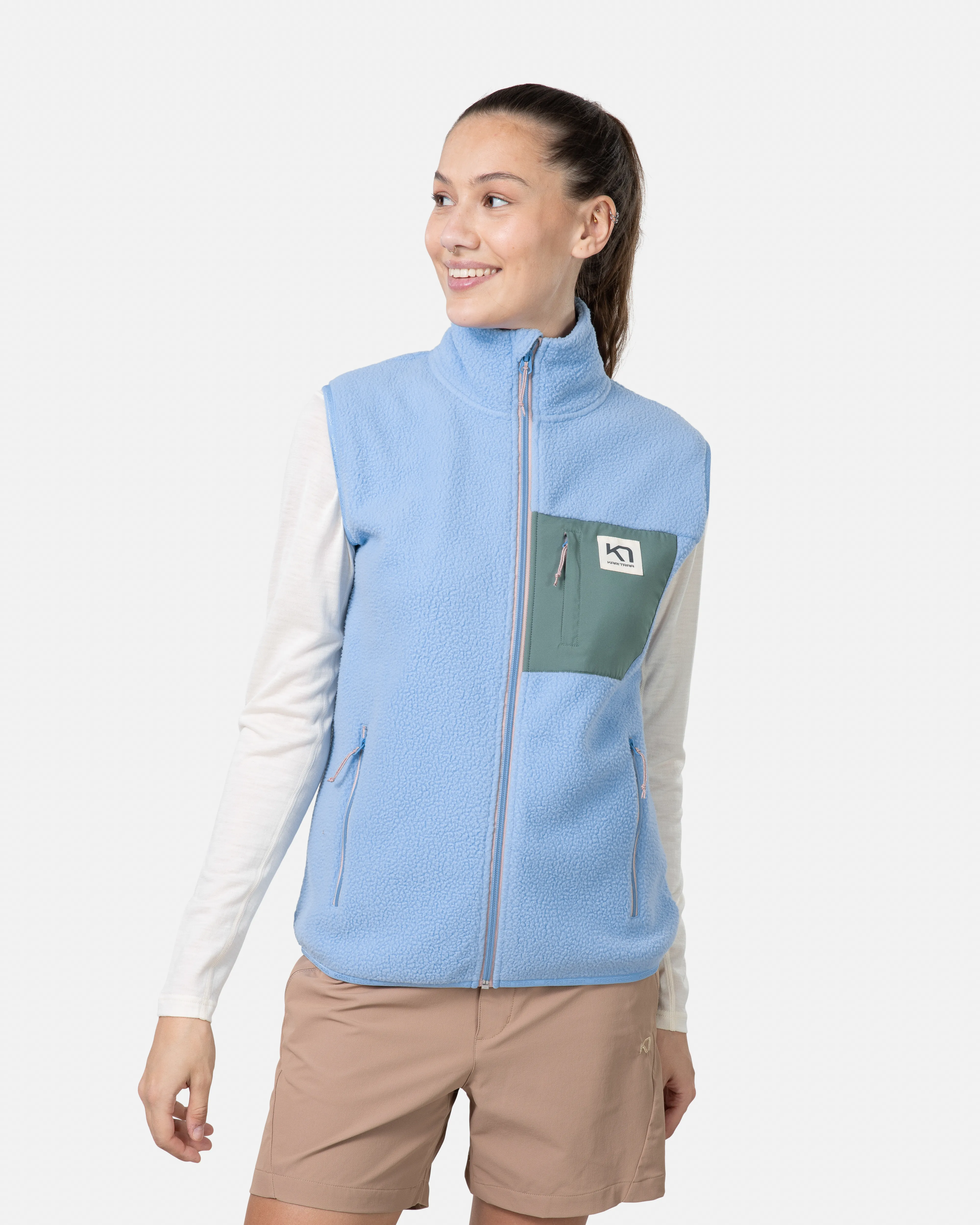 Kari Traa Women&#x27;s Rothe Vest Pastel Light Blue | Buy Kari Traa Women&#x27;s Rothe Vest Pastel Light Blue here | Outnorth