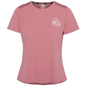 Kari Traa Women&#x27;s Vilde Active Tee Pastel Dusty Pink | Buy Kari Traa Women&#x27;s Vilde Active Tee Pastel Dusty Pink here | Outnorth