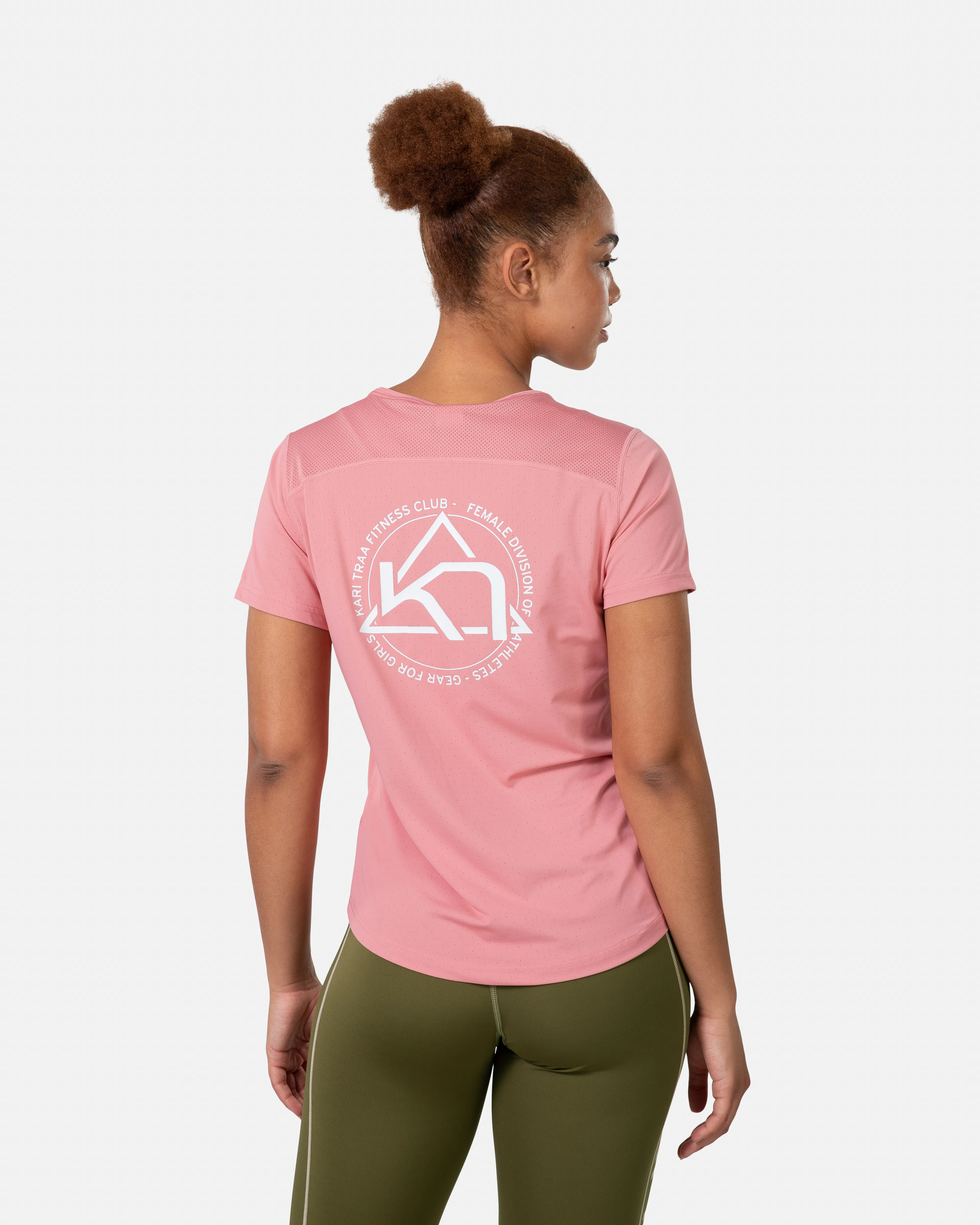 Kari Traa Women&#x27;s Vilde Active Tee Pastel Dusty Pink | Buy Kari Traa Women&#x27;s Vilde Active Tee Pastel Dusty Pink here | Outnorth