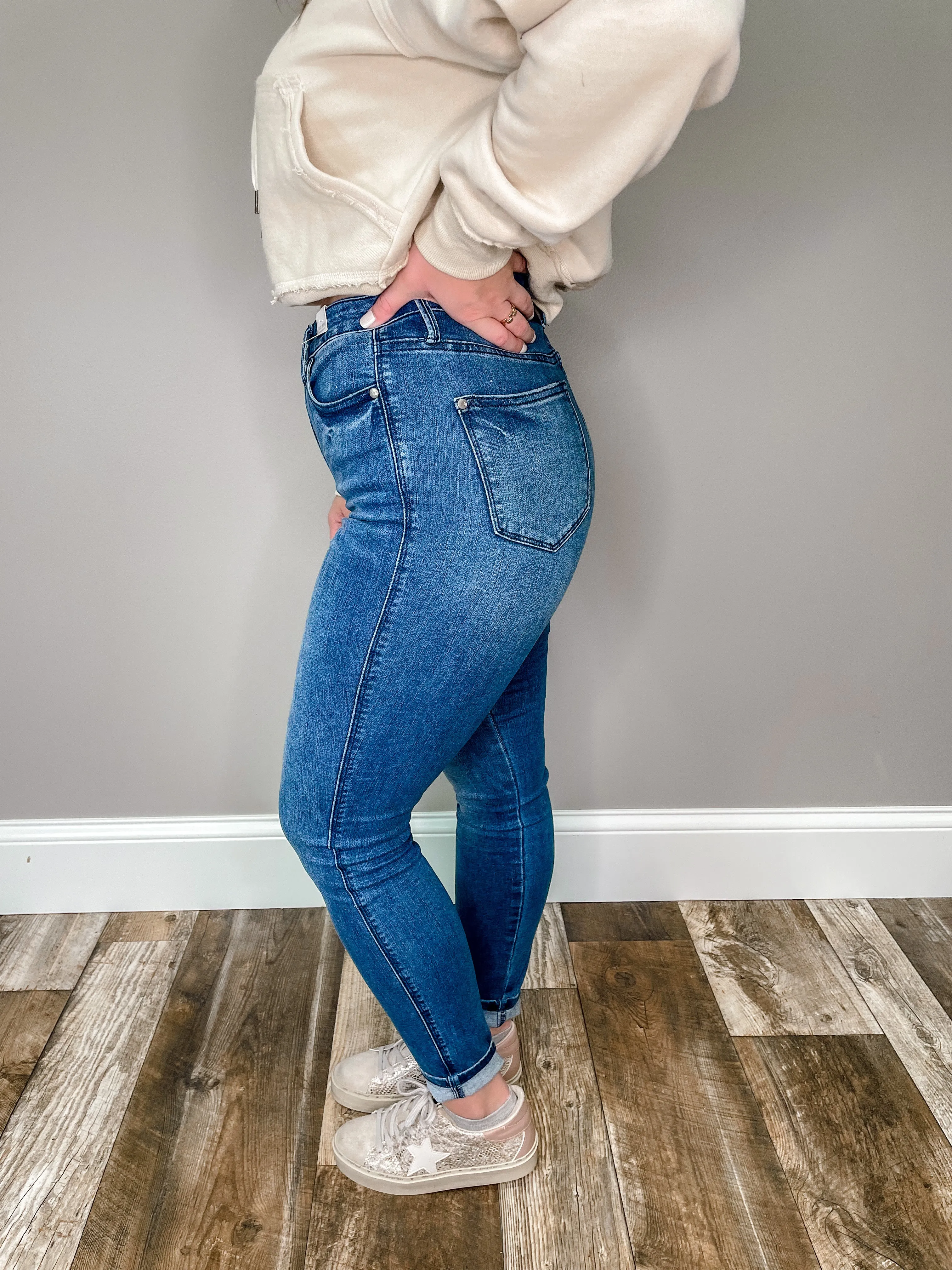 Kiley Judy Blue Tummy Control Jean