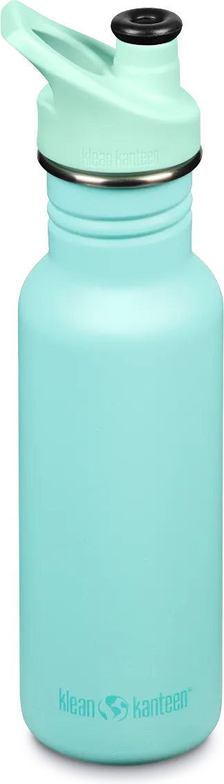 Klean Kanteen Classic Narrow 532 ml (Sport Cap) Pastel Turquoise | Buy Klean Kanteen Classic Narrow 532 ml (Sport Cap) Pastel Turquoise here | Outnorth