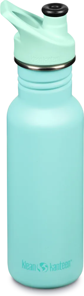 Klean Kanteen Classic Narrow 532 ml (Sport Cap) Pastel Turquoise | Buy Klean Kanteen Classic Narrow 532 ml (Sport Cap) Pastel Turquoise here | Outnorth