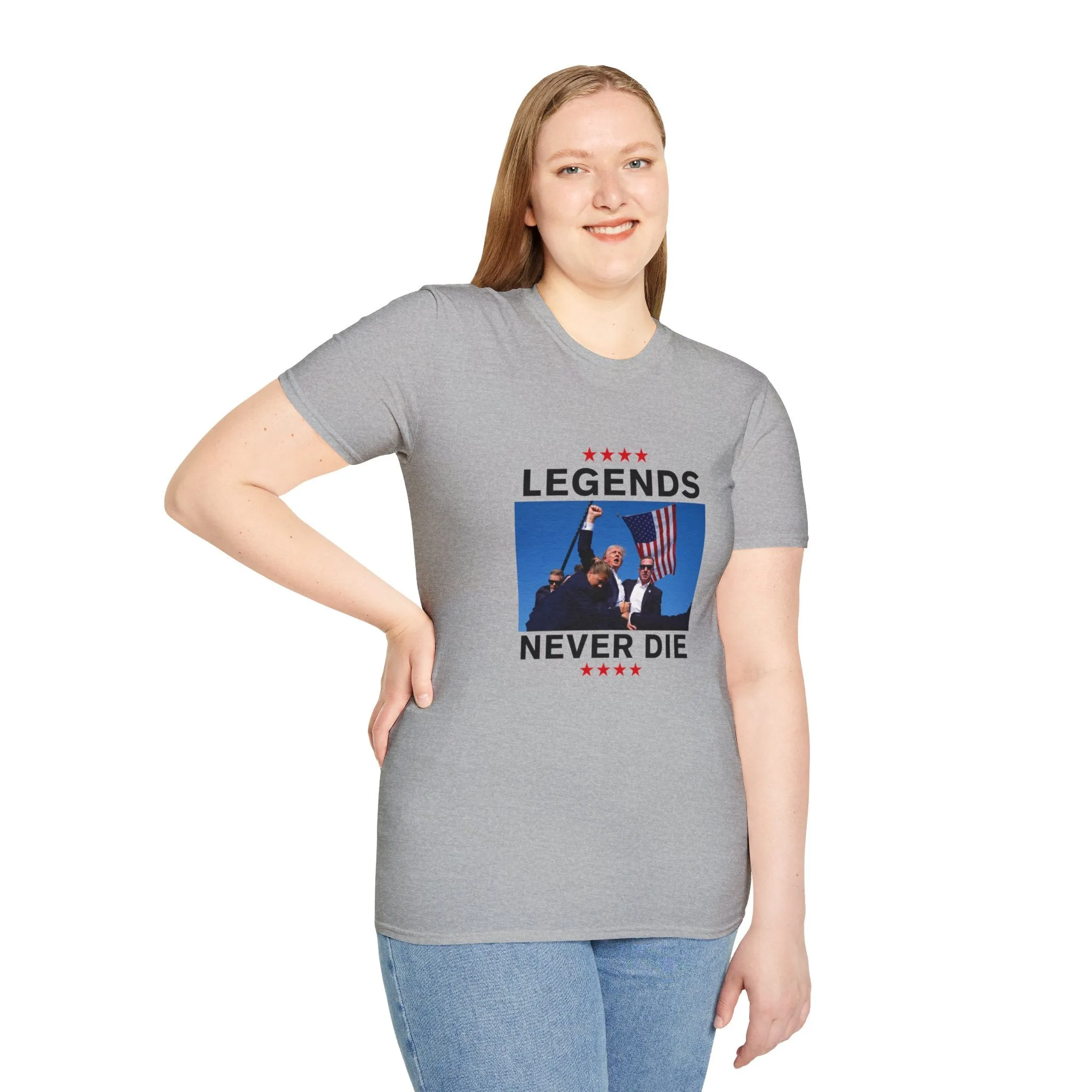 Legends Never Die Trump 2024 T-Shirt - Unisex MAGA Apparel