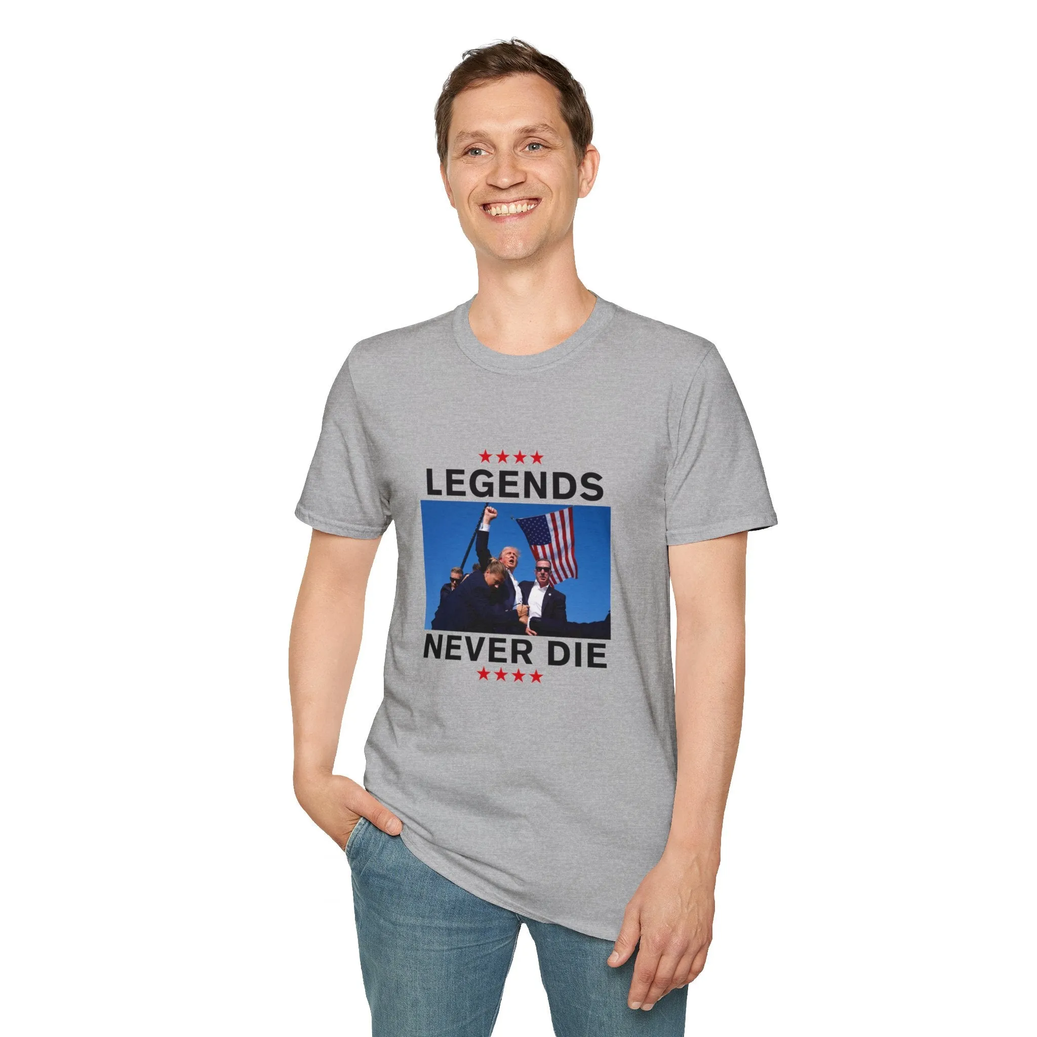 Legends Never Die Trump 2024 T-Shirt - Unisex MAGA Apparel