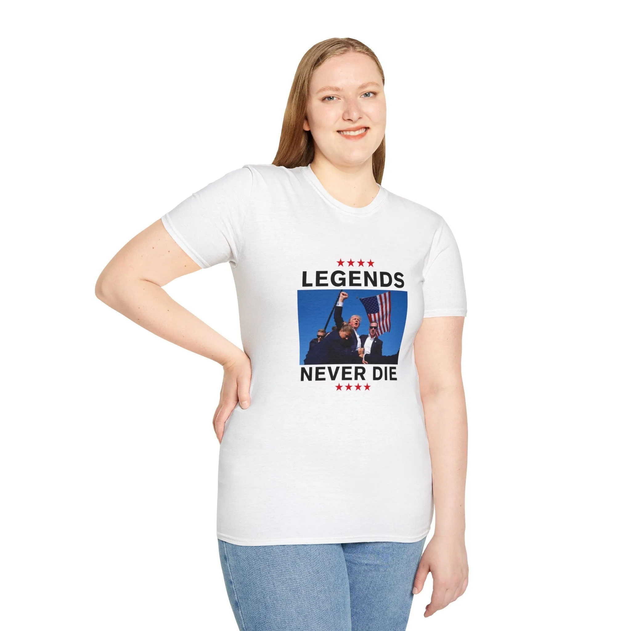 Legends Never Die Trump 2024 T-Shirt - Unisex MAGA Apparel