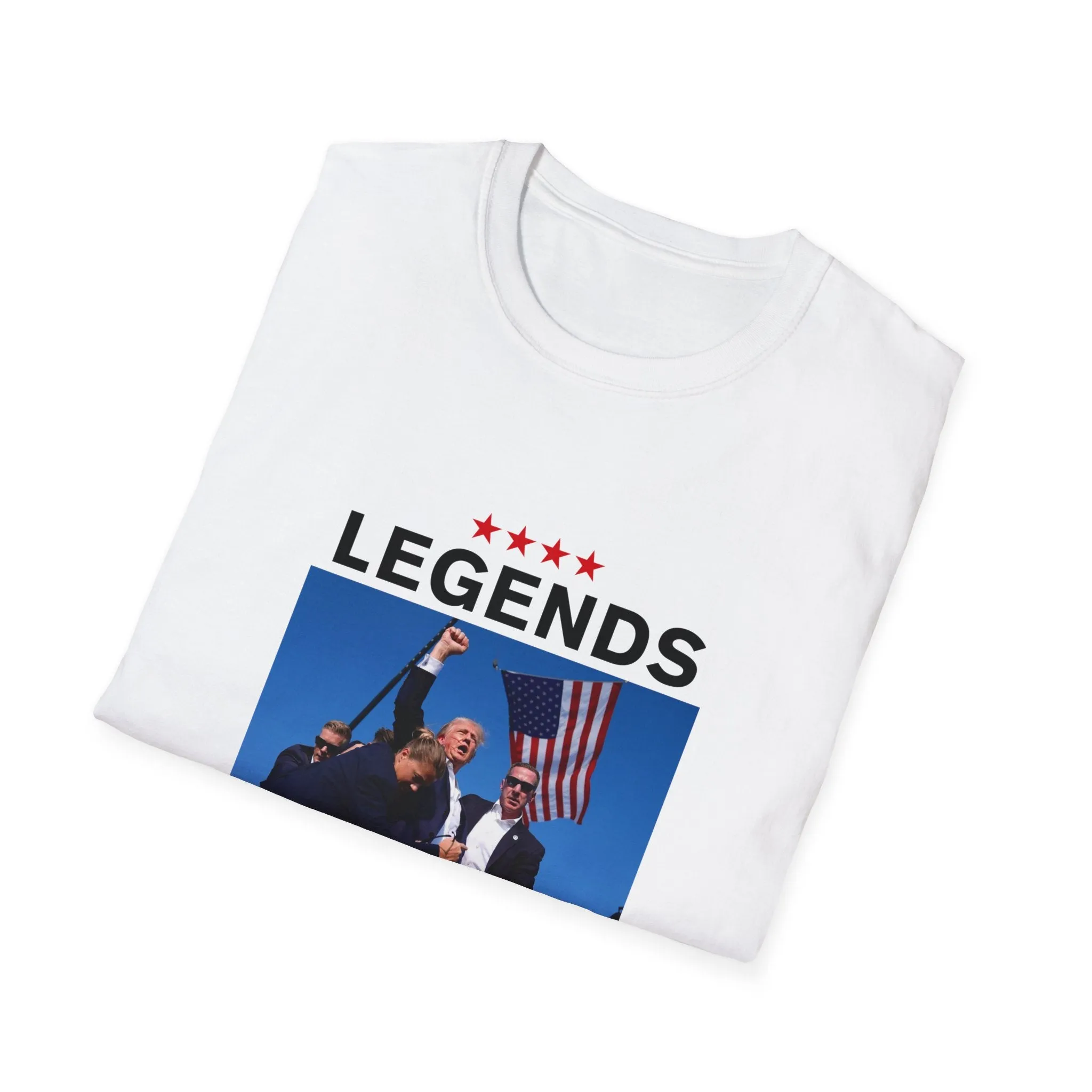 Legends Never Die Trump 2024 T-Shirt - Unisex MAGA Apparel