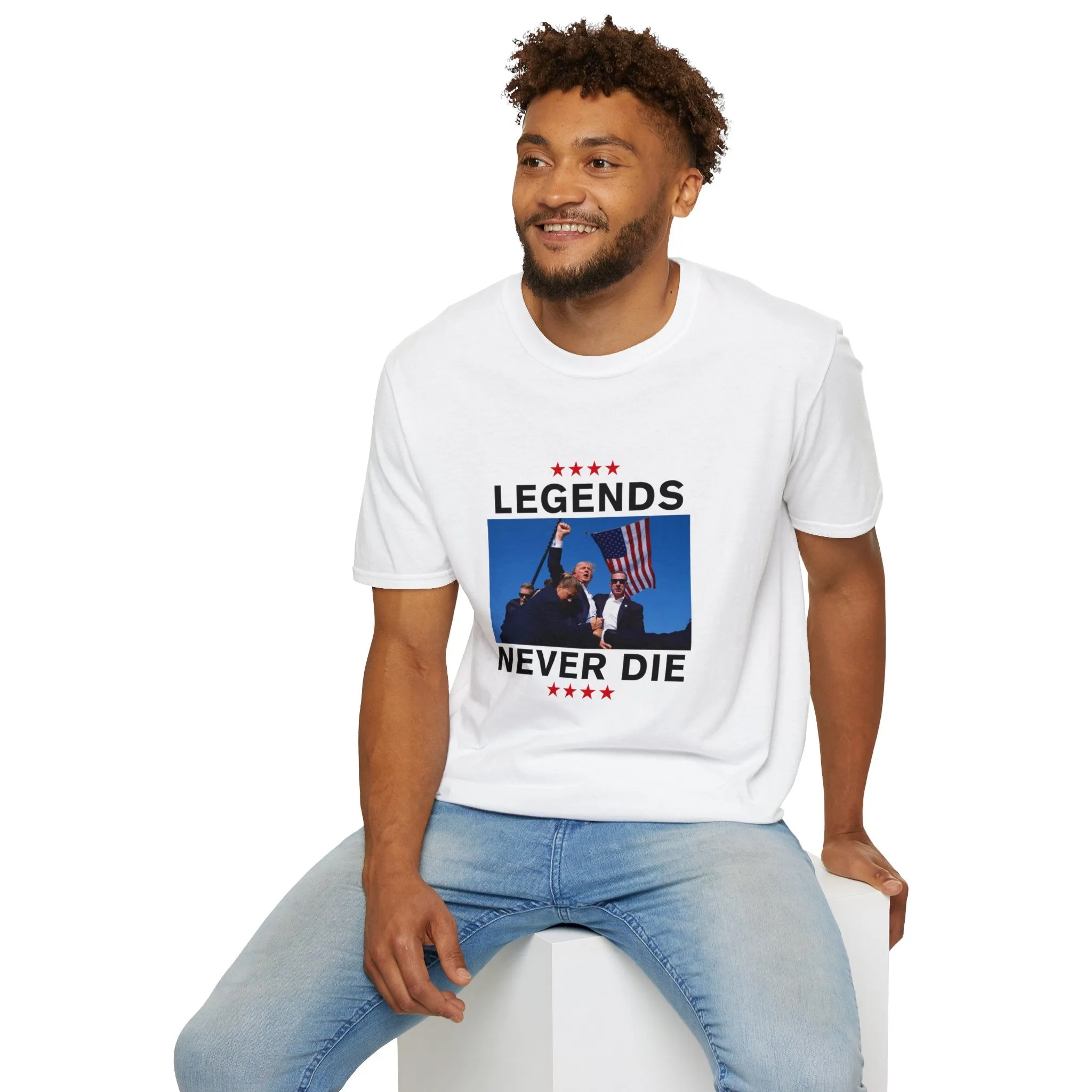 Legends Never Die Trump 2024 T-Shirt - Unisex MAGA Apparel