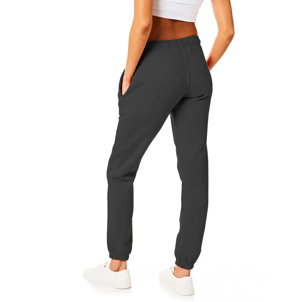 Light & Shade Ladies Cuffed Joggers - Charcoal