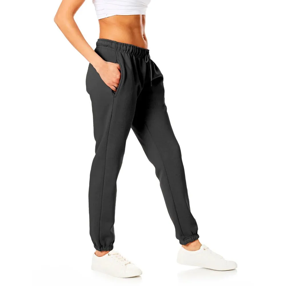 Light & Shade Ladies Cuffed Joggers - Charcoal