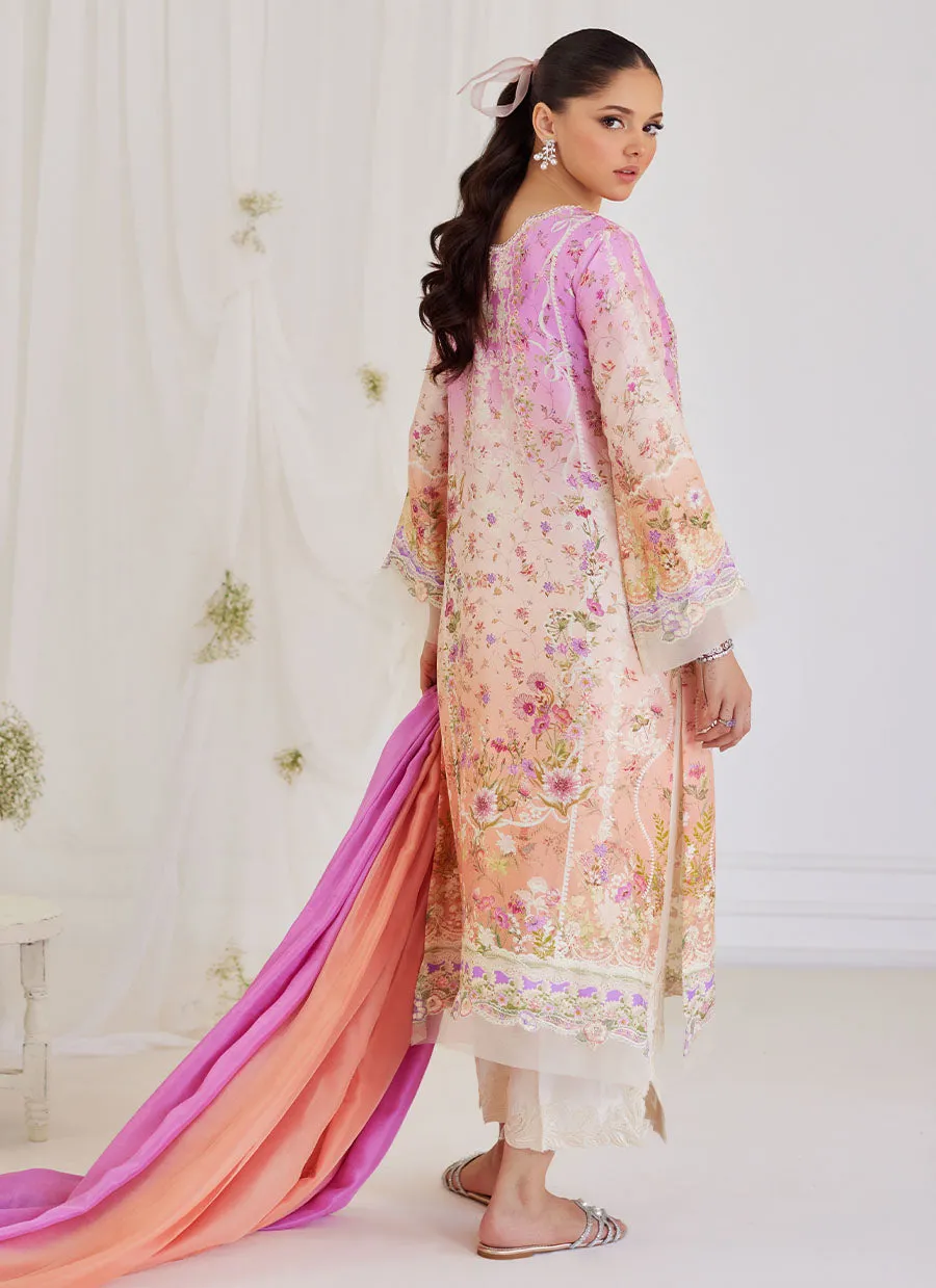 Maura Ombre Shirt And Dupatta