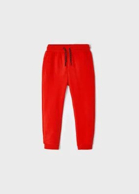 Mayoral 742 067 - Red Cuffed Fleece Joggers