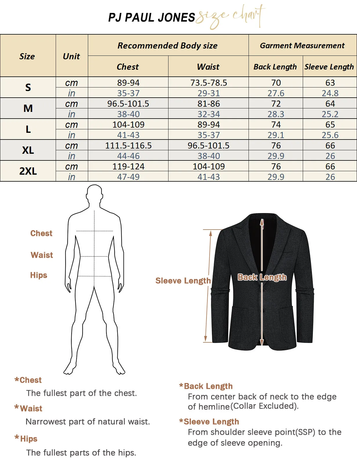 Men Basic Blazer Coat Long Sleeve Peak Lapel Two-Button Casual Suit Coat