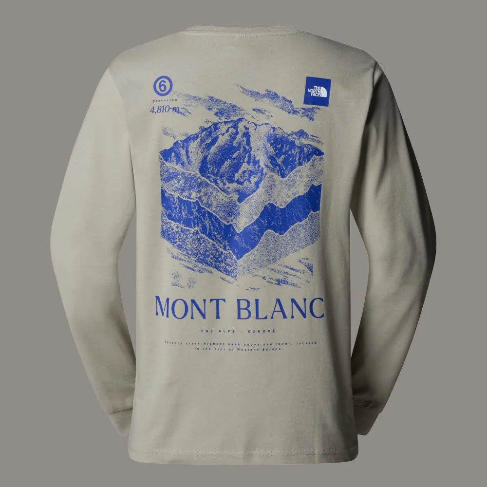 MEN'S LONG-SLEEVE TOPOGRAPHIC T-SHIRT