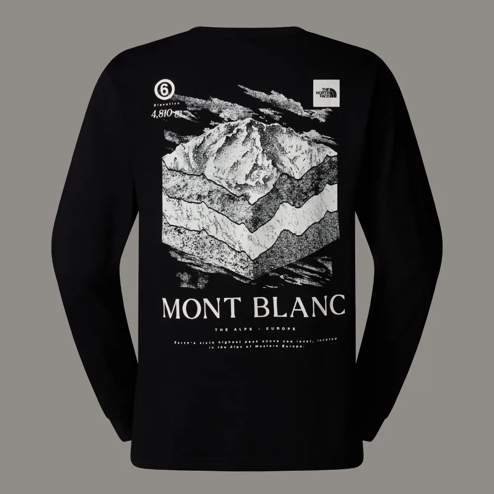 MEN'S LONG-SLEEVE TOPOGRAPHIC T-SHIRT