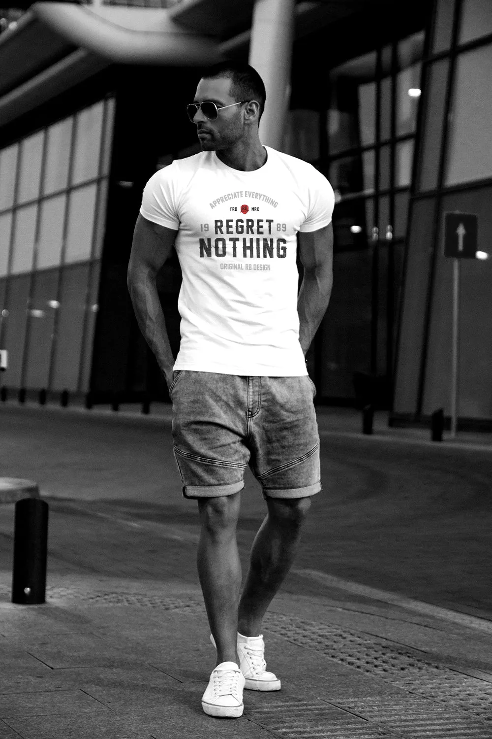 Men's T-shirt "Regret Nothing" MD982