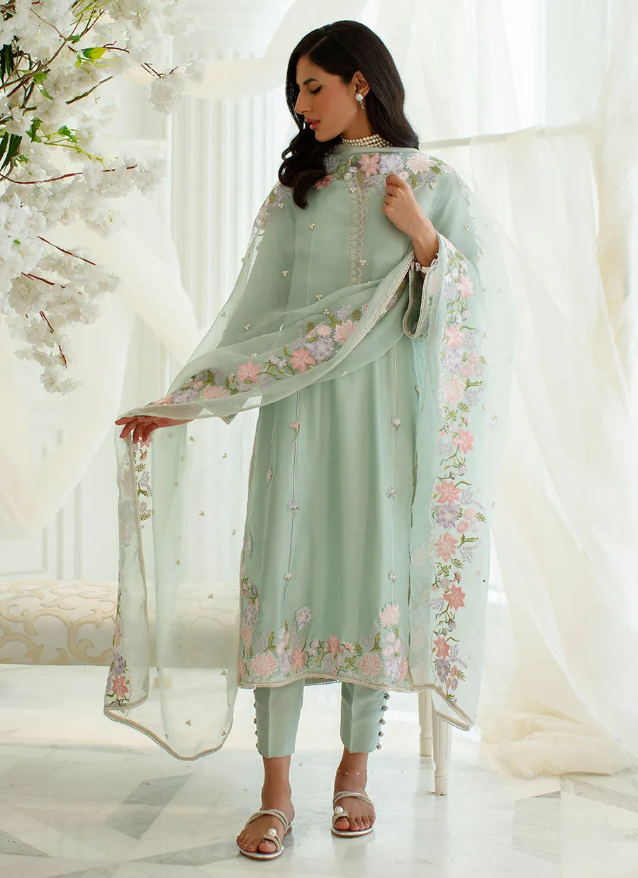 Menthe Shirt and Dupatta