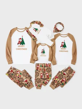 Merry Christmas And Santa Family Matching Pajama Set