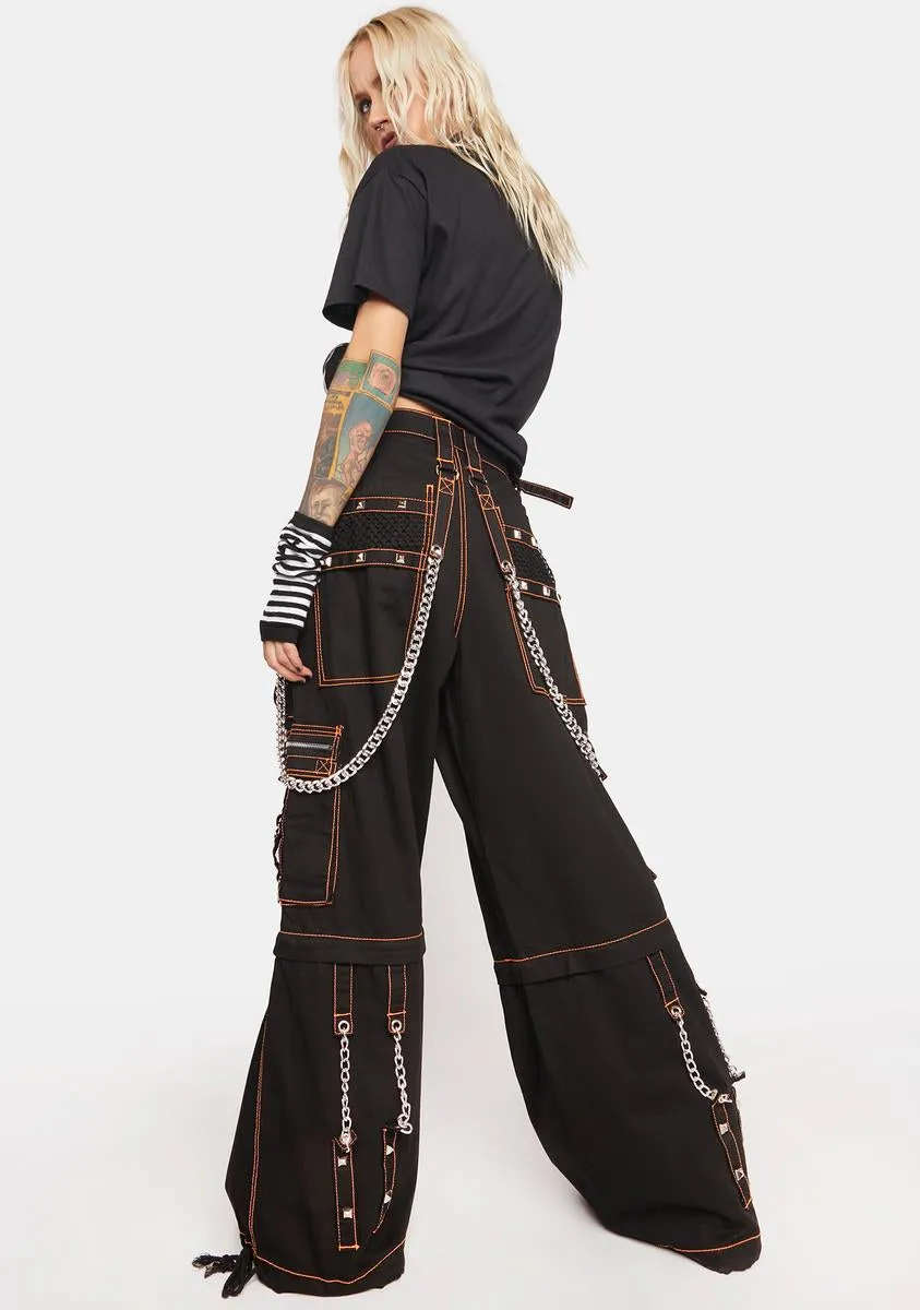 Metal Wide Leg Pants