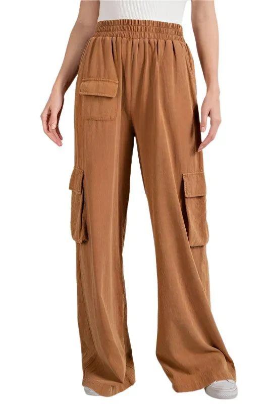 Mineral Washed Cargo Pants