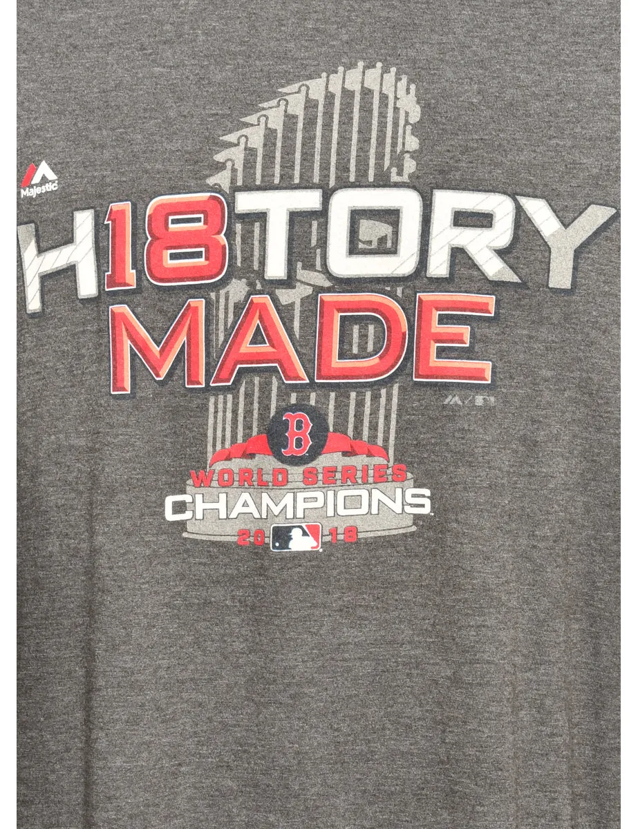 MLB Grey Sports T-shirt - M